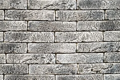 Interior brick wall tint bleached vintage style abstract background texture Stock Photos