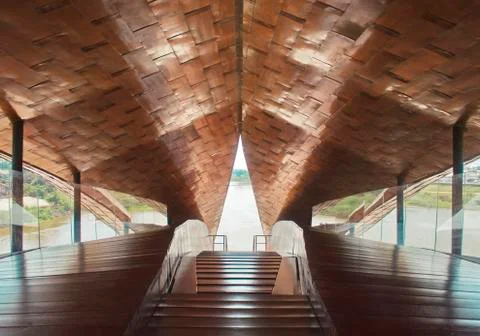 Interior Building. The Attraction Phasan Park. The Origin Of The Chao Phraya Stock Photos