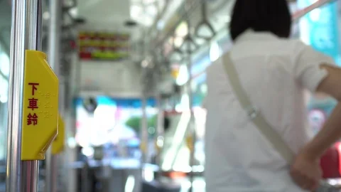 The interior of the bus. The bus is shak... | Stock Video | Pond5