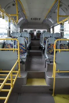 Interior of  bus Stock Photos
