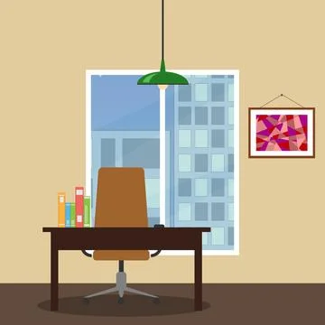 Interior cabinet 스톡 일러스트