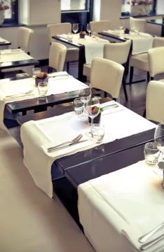 Interior of cafe Stock Photos