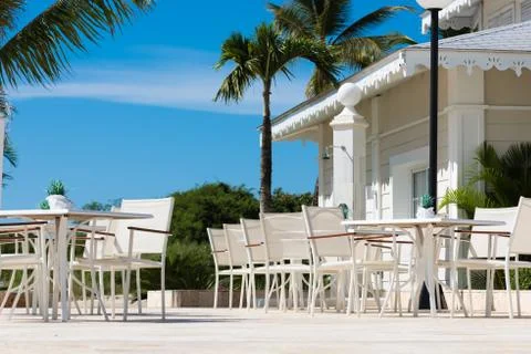 Interior of the cafe Foto stock