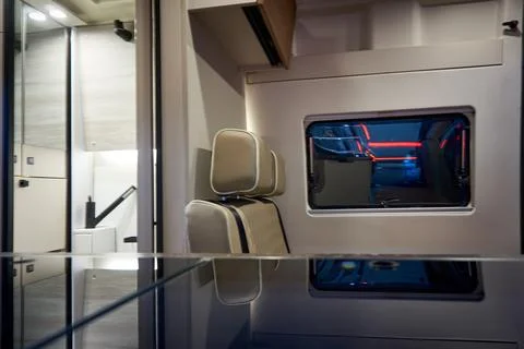 Interior of a camper van Stock Photos