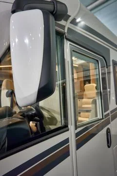 Interior of a camper van Stock Photos