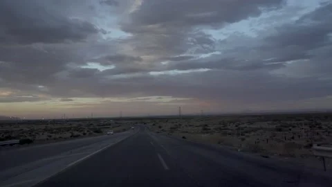 Interior of car high speed on the highway Video stock 149076472