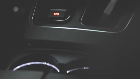 Interior of the car at night Stock Footage 158717657
