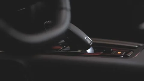 Interior of the car at night Stock Footage 158717797