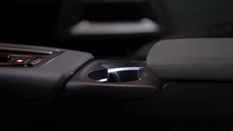 Interior of the car at night Stock Footage 158717940