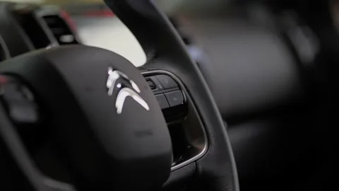 Interior of the car at night Stock Footage 158718043