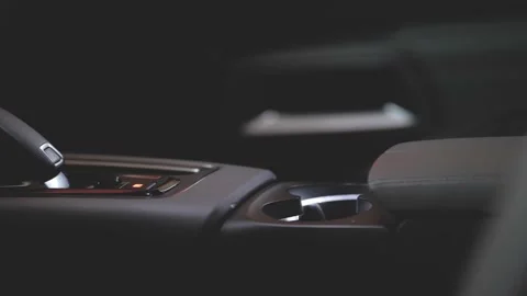 Interior of the car at night Stock Footage 158718152