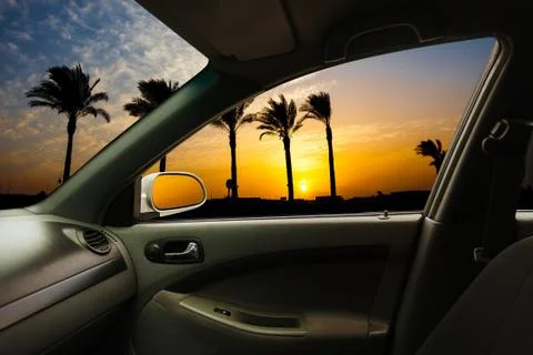 Interior of car Stock Photos