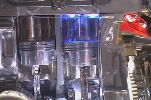 Interior of car power engine Stock Footage 107472