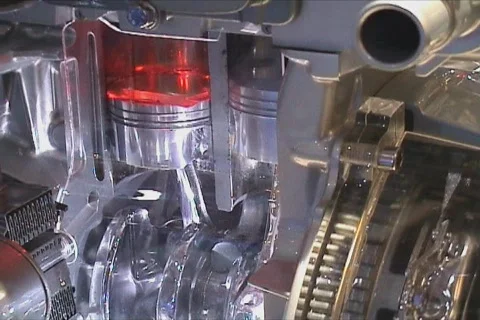 Interior of car power engine Stock Footage 108808