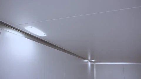 Interior of a car van, transportation van, van elements Stock Footage 289403168