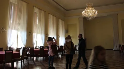 The interior of the castle Ksiaz Stock Footage 59778170