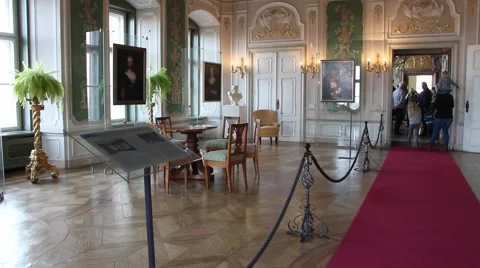 The interior of the castle Ksiaz Stock Footage 59778810