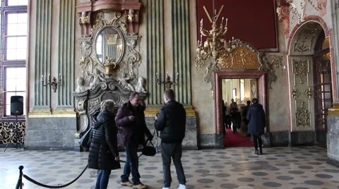 The interior of the castle Ksiaz Stock Footage 59779818