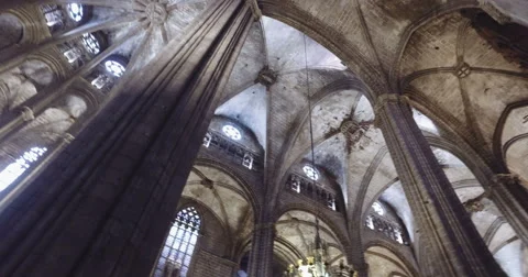 Interior of the Cathedral Stock Footage 63620572