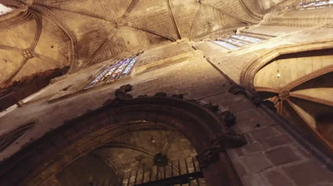 Interior of the Cathedral Video stock 63620581