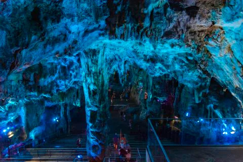 The interior of the cave of St. Michaels Stock Photos
