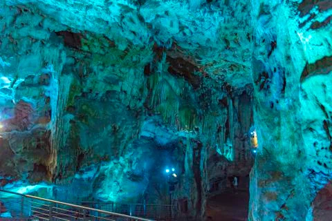 The interior of the cave of St. Michaels Stock Photos