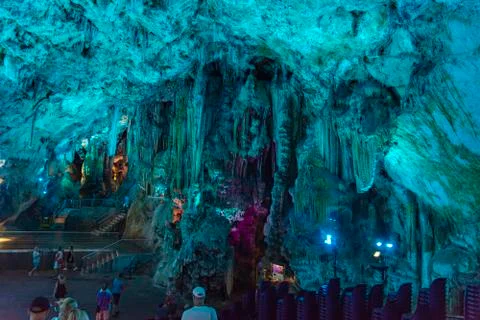 The interior of the cave of St. Michaels Stock Photos