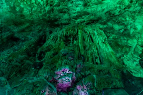 The interior of the cave of St. Michaels Stock Photos
