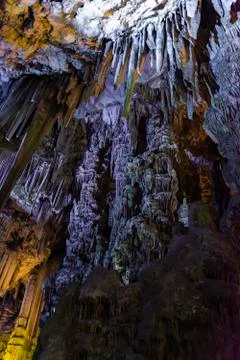 The interior of the cave of St. Michaels Stock Photos
