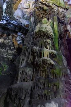 The interior of the cave of St. Michaels Stock Photos