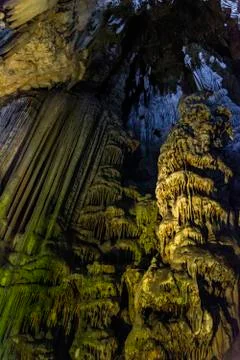 The interior of the cave of St. Michaels Stock Photos