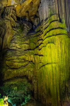The interior of the cave of St. Michaels Foto stock