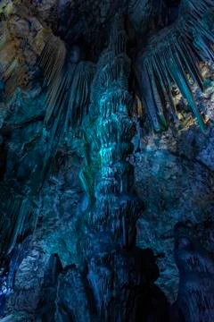 The interior of the cave of St. Michaels Stock Photos
