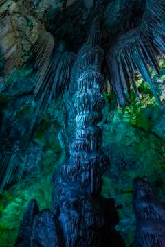 The interior of the cave of St. Michaels Stock Photos