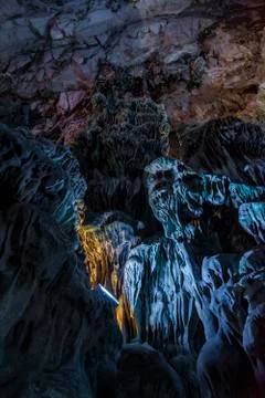 The interior of the cave of St. Michaels Stock Photos