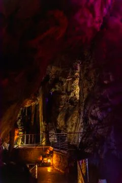 The interior of the cave of St. Michaels Stock Photos