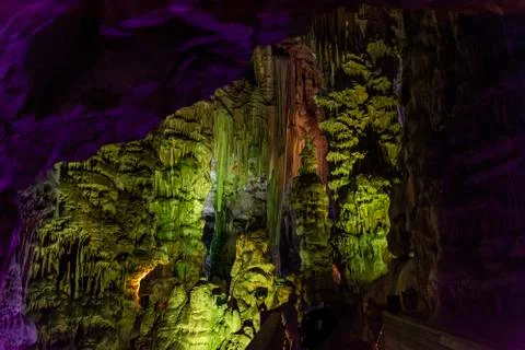 The interior of the cave of St. Michaels Stock Photos