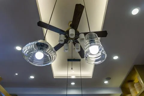 Interior Ceiling Chandelier 2 Stock Photos