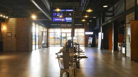 Interior of CGV cinema Stock Photos