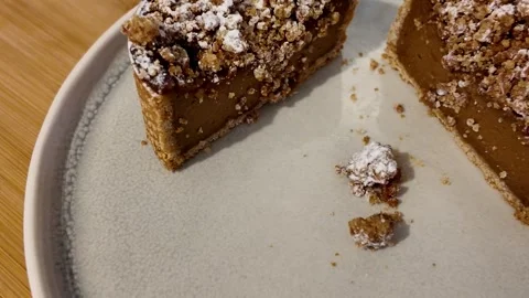 Interior of Chicory and Speculoos Flan Stock-Footage 347907257