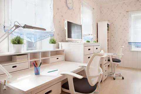 Interior of children's room 库存照片