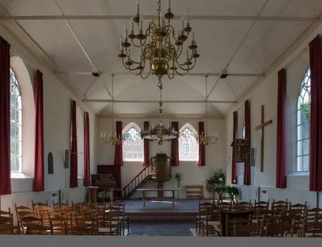 Interior of chruch Stock Photos