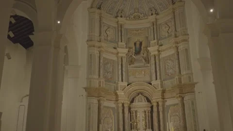 The interior of a church in Panama Stock-Footage 343744312