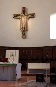Interior of a church Stock Photos