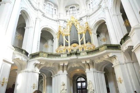 Interior of the church Foto stock