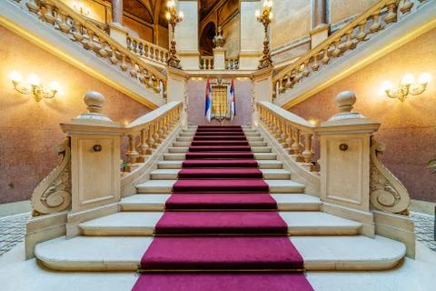 Interior of classic building Stock Photos