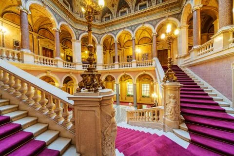 Interior of classic building Stock Photos