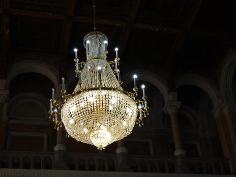 Interior of classical architecture, materials and details 库存照片
