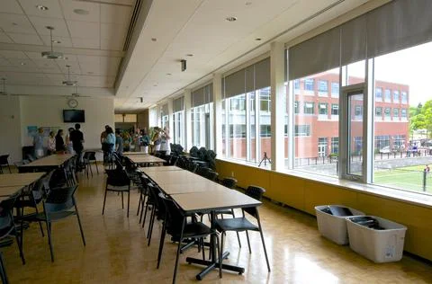 Interior of a classroom in Toronto Stock Photos