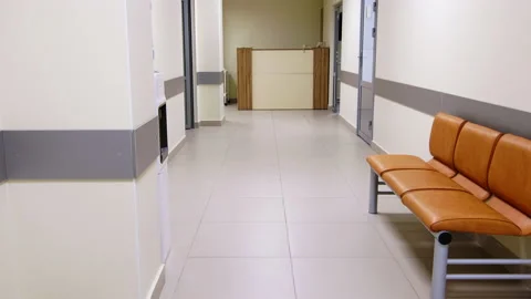 Interior of Clinic Reception Hall Vidéo 138112621